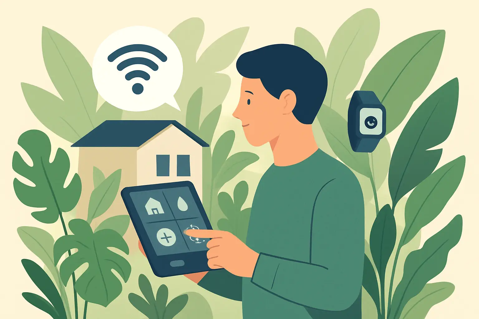 Tecnologia per il verde: casa giungla, zero stress