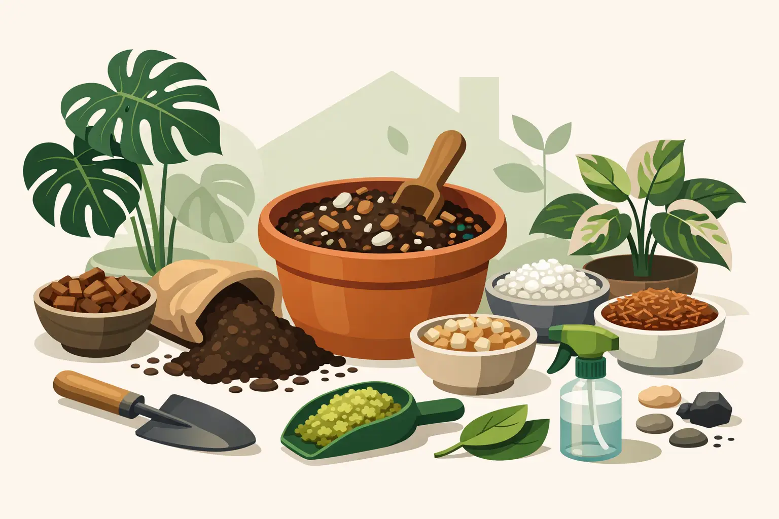 Come creare substrato aroid mix in casa 1 Come creare substrato aroid mix in casa