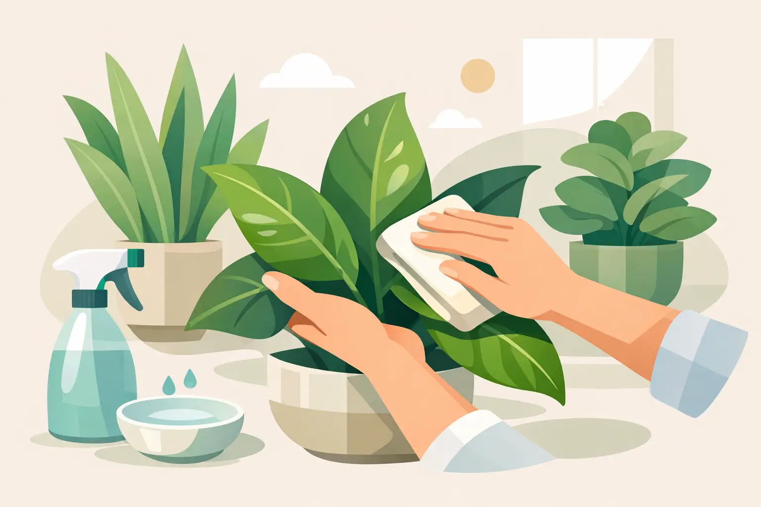 Come pulire foglie piante da interno bene 3 Come pulire foglie piante da interno bene