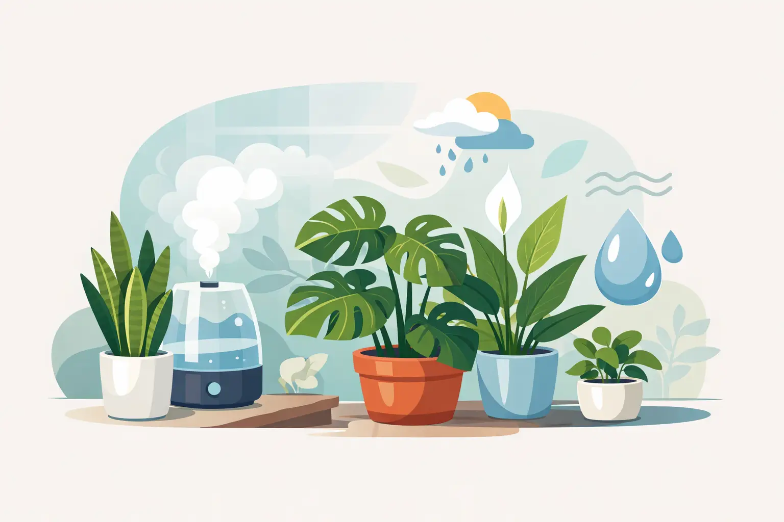 Guida all’umidità per piante da interno 2 Guida all’umidità per piante da interno