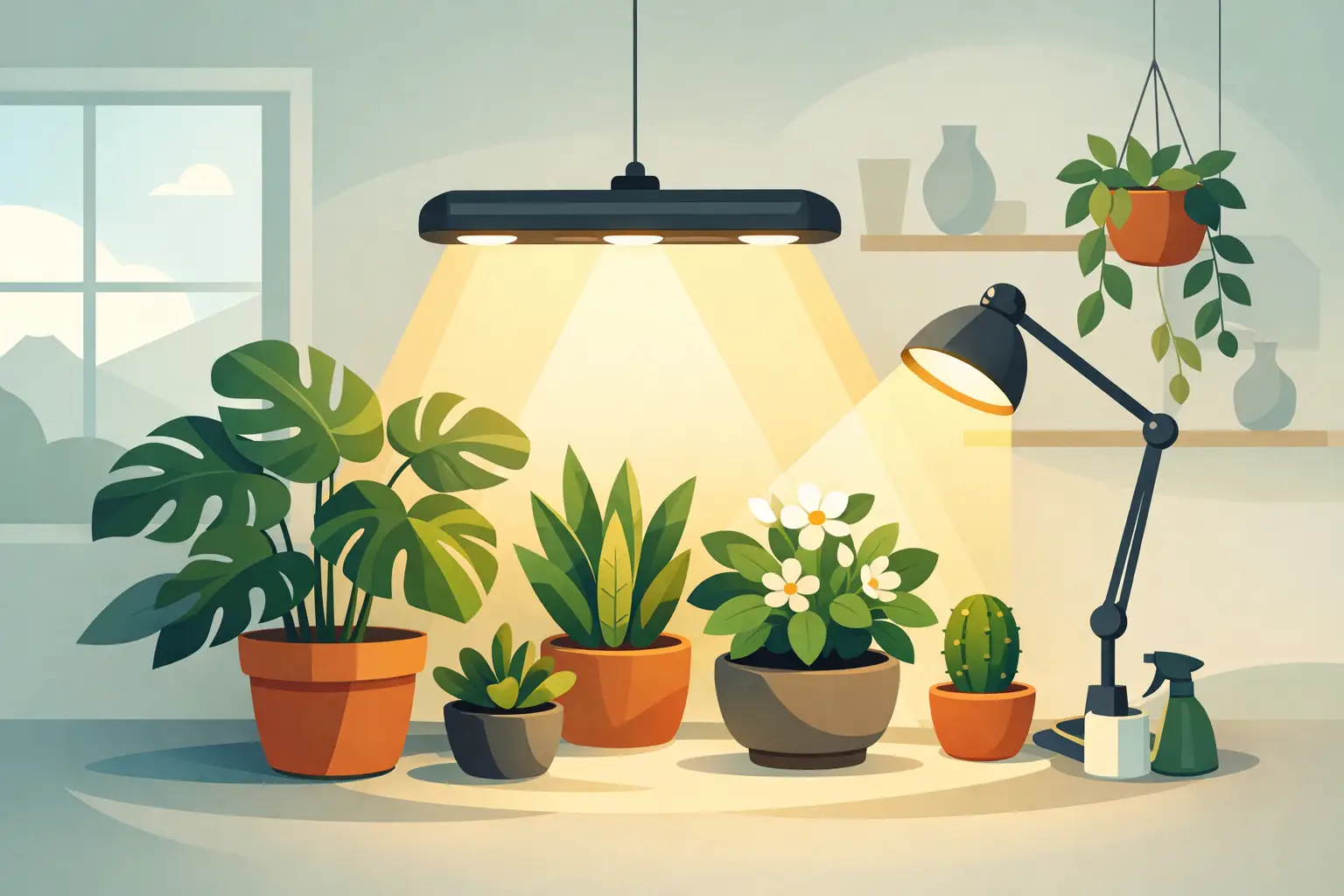 Luce per piante in casa: guida pratica 8 Luce per piante in casa: guida pratica