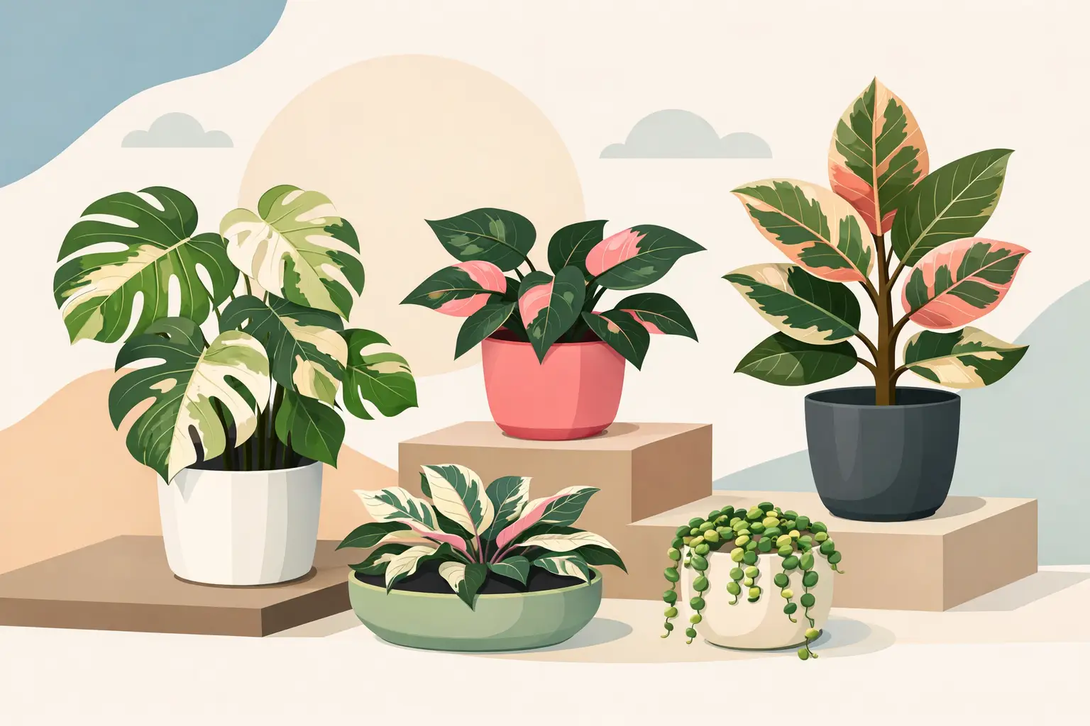 Piante variegate rare: trend 2026 3 Piante variegate rare: trend 2026