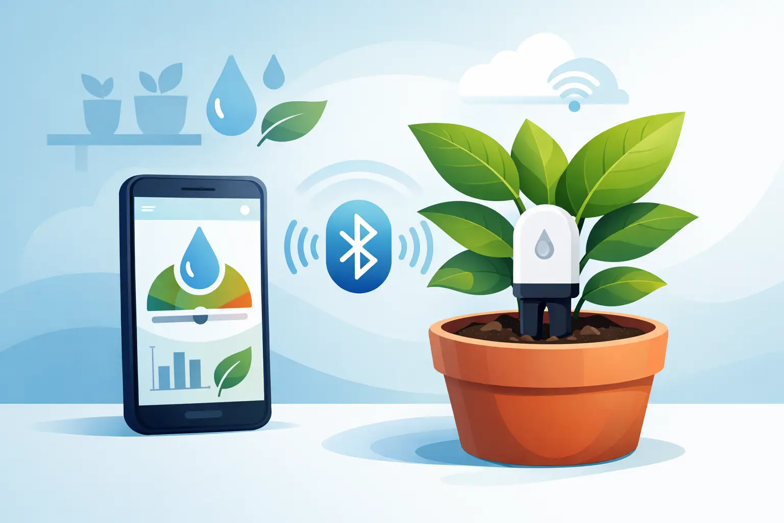 Recensione sensore umidità Bluetooth per piante