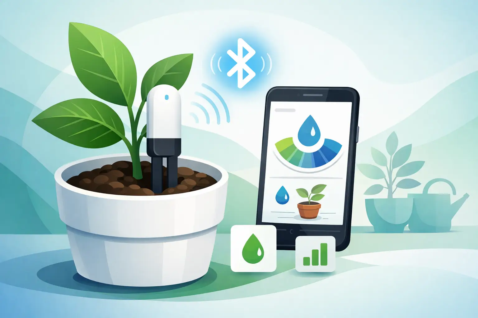 Recensione sensore umidità Bluetooth per piante