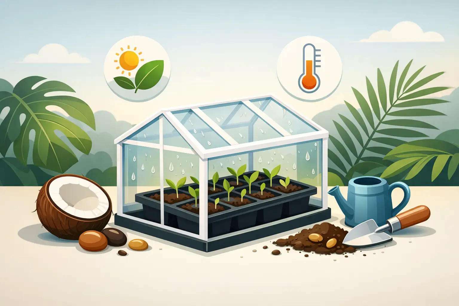 Semi tropicali in mini serra: come farli partire 7 Semi tropicali in mini serra: come farli partire