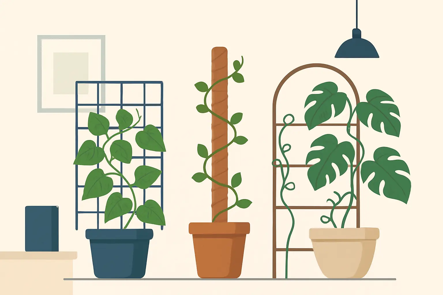 Supporti per rampicanti indoor: come scegliere