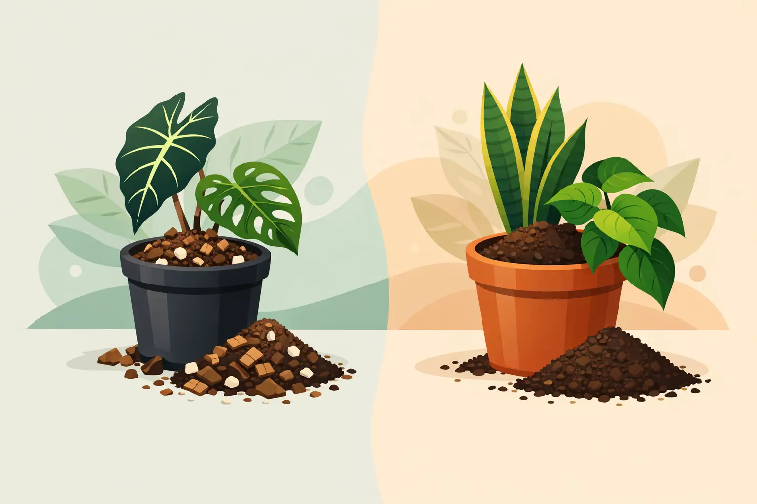 Terriccio aroidi o universale? 2 Terriccio aroidi o universale?