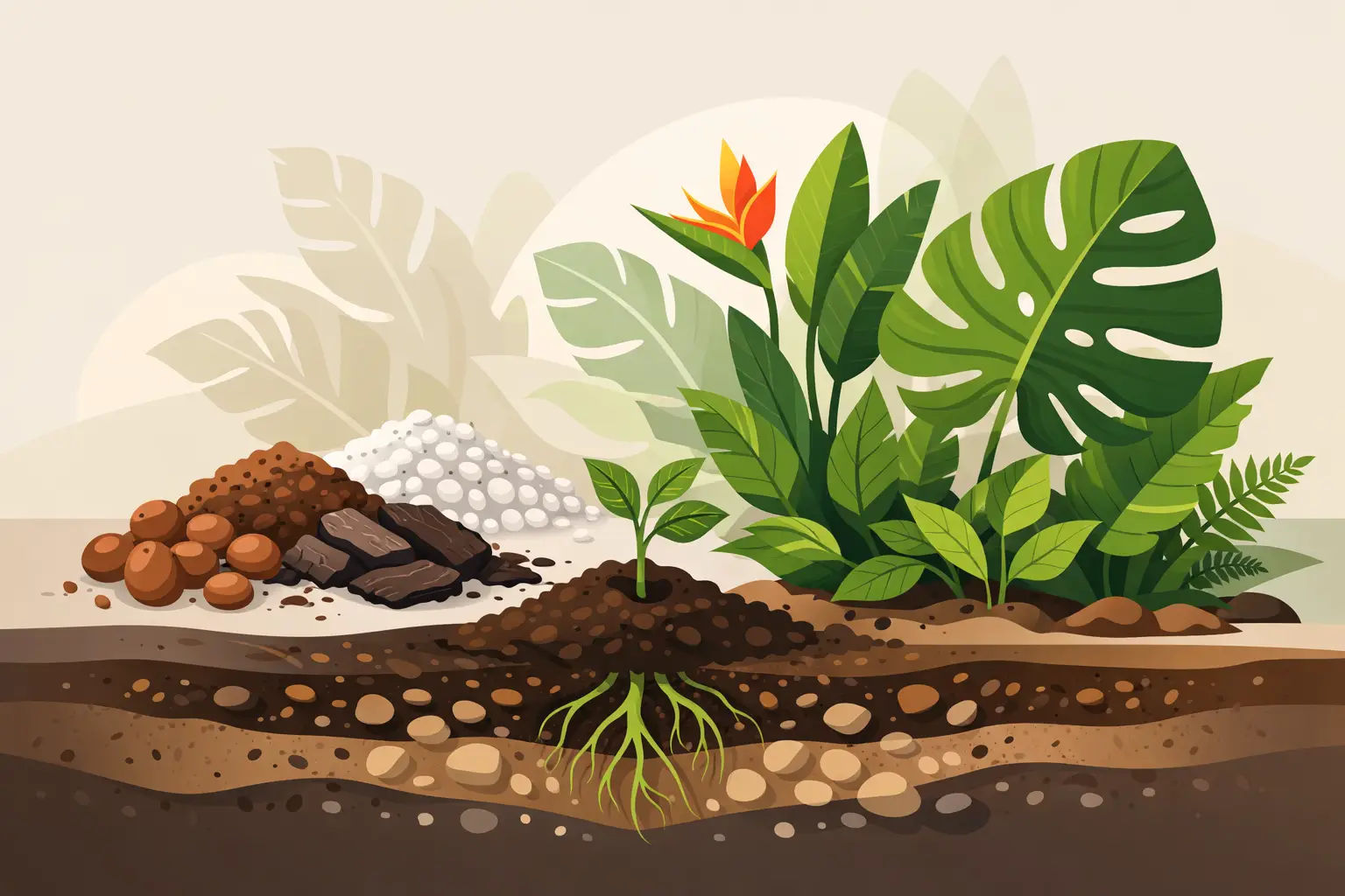 Guida completa al substrato per piante tropicali