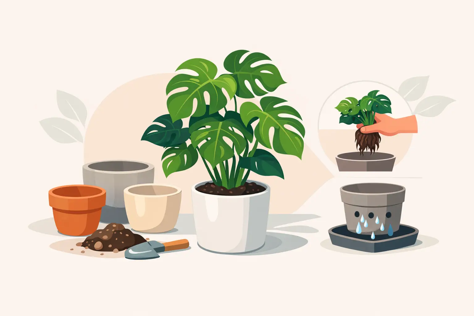 Come scegliere il vaso giusto per monstera