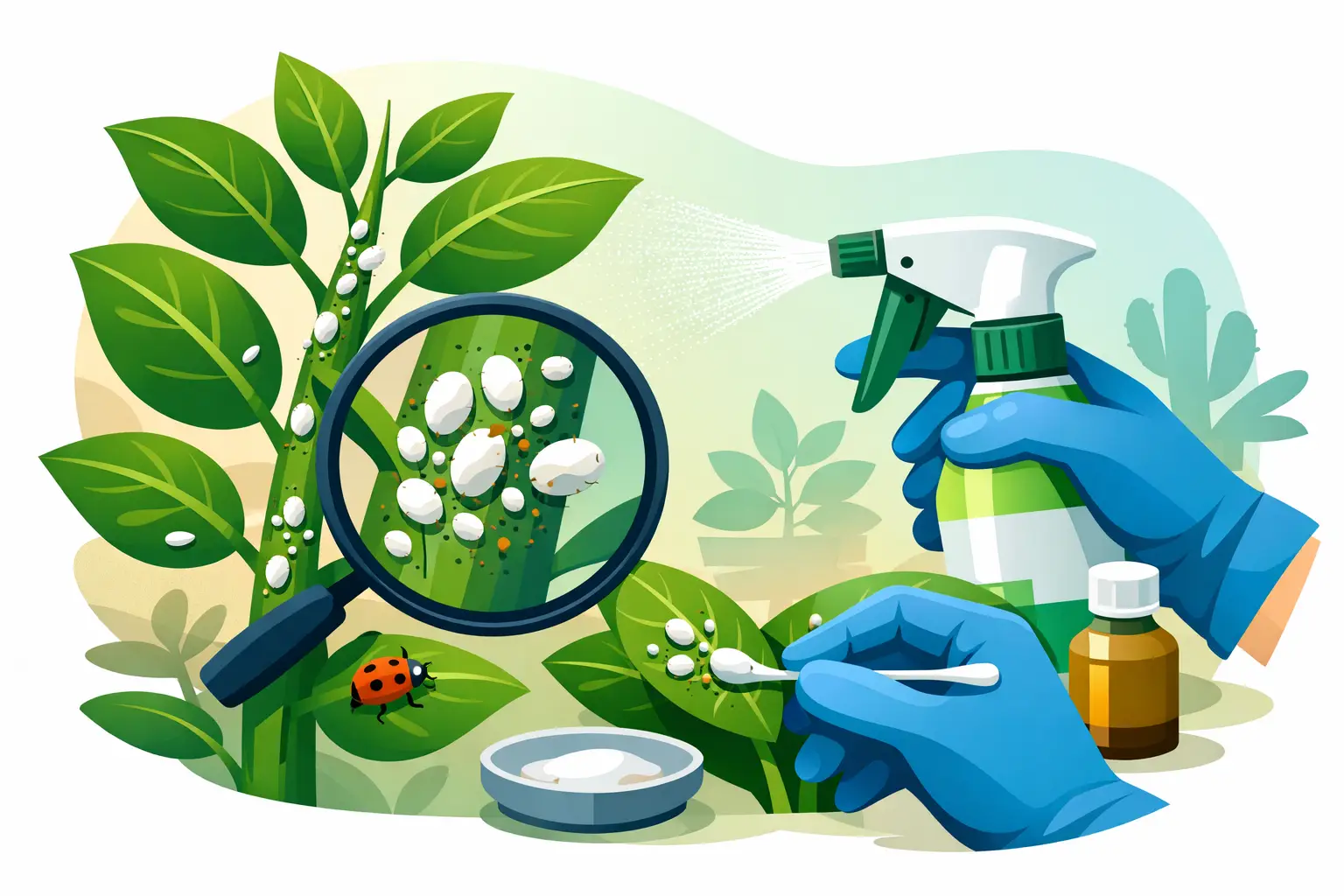Eliminare la cocciniglia dalle piante: cosa fare