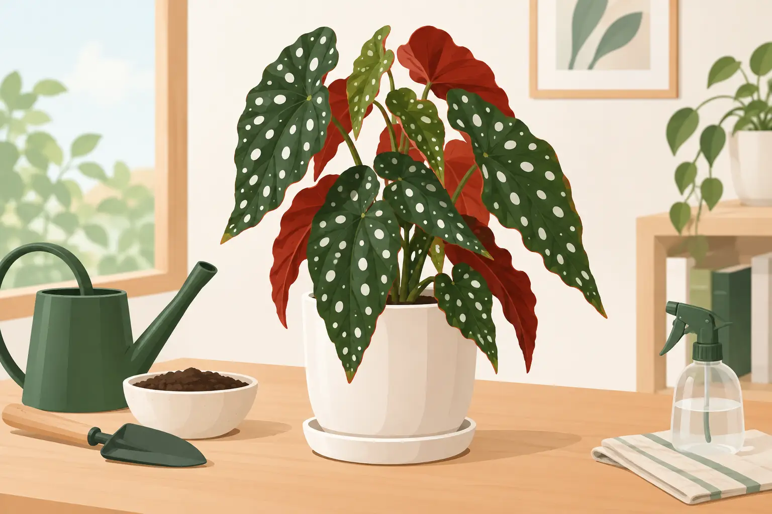 Guida coltivazione begonia maculata in casa