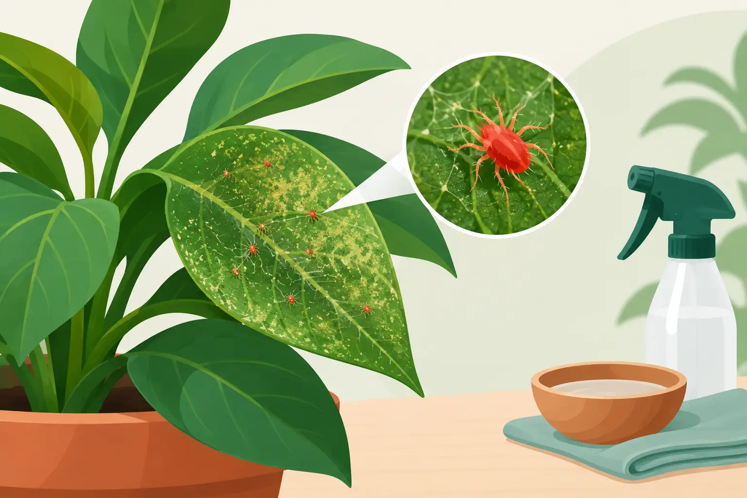 Ragnetto rosso sulle piante: cosa fare subito